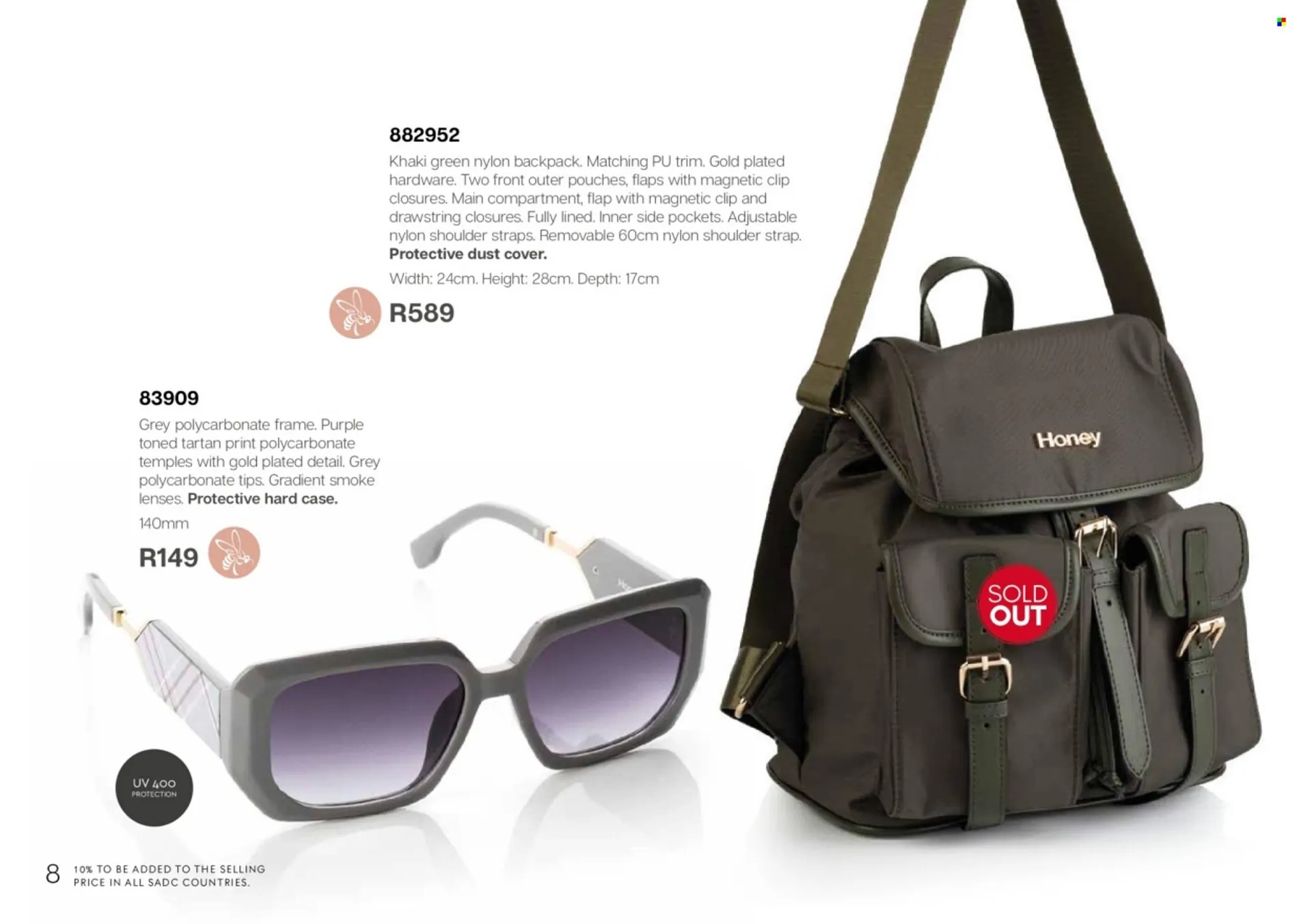 Honey Fashion Accessories catalogue from 12 August to 20 August 2025 - Catalogue Page 10