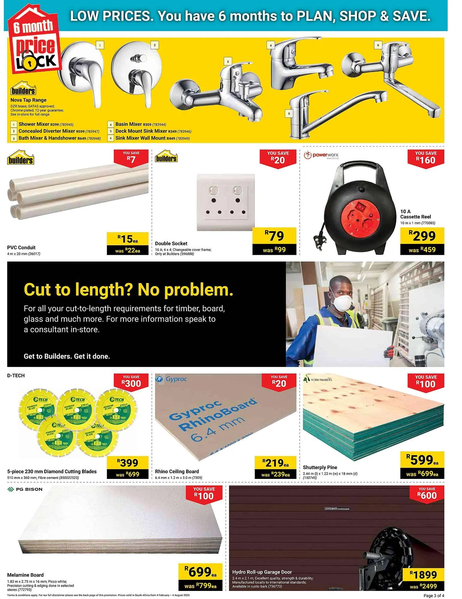 Builders Warehouse catalogue from 4 February to 4 August 2025 - Catalogue Page 3