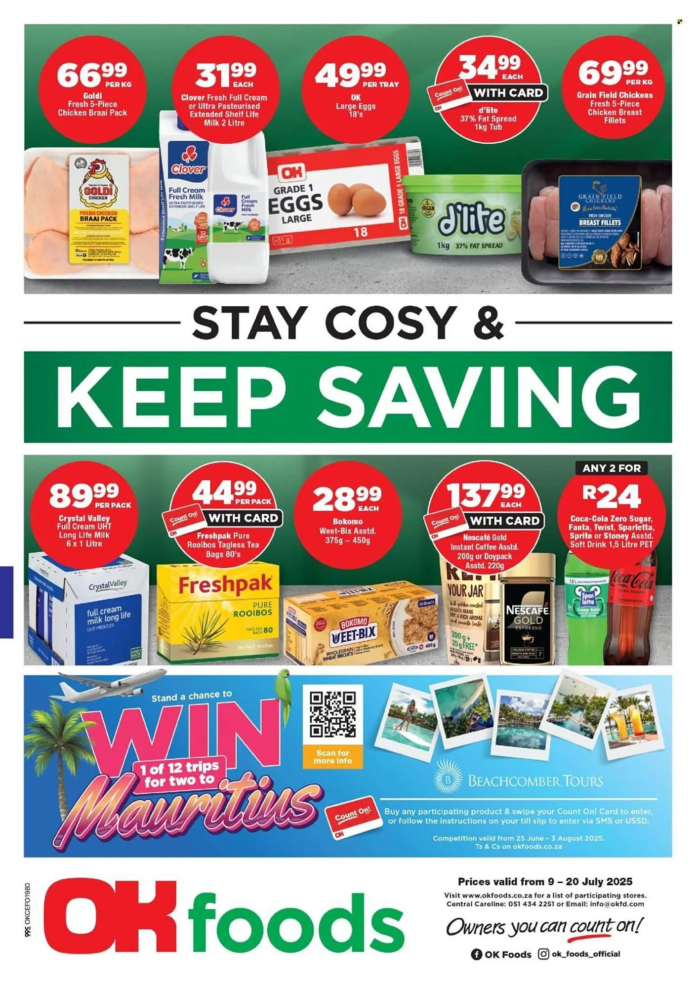 OK Foods catalogue from 9 July to 20 July 2025 - Catalogue Page 1