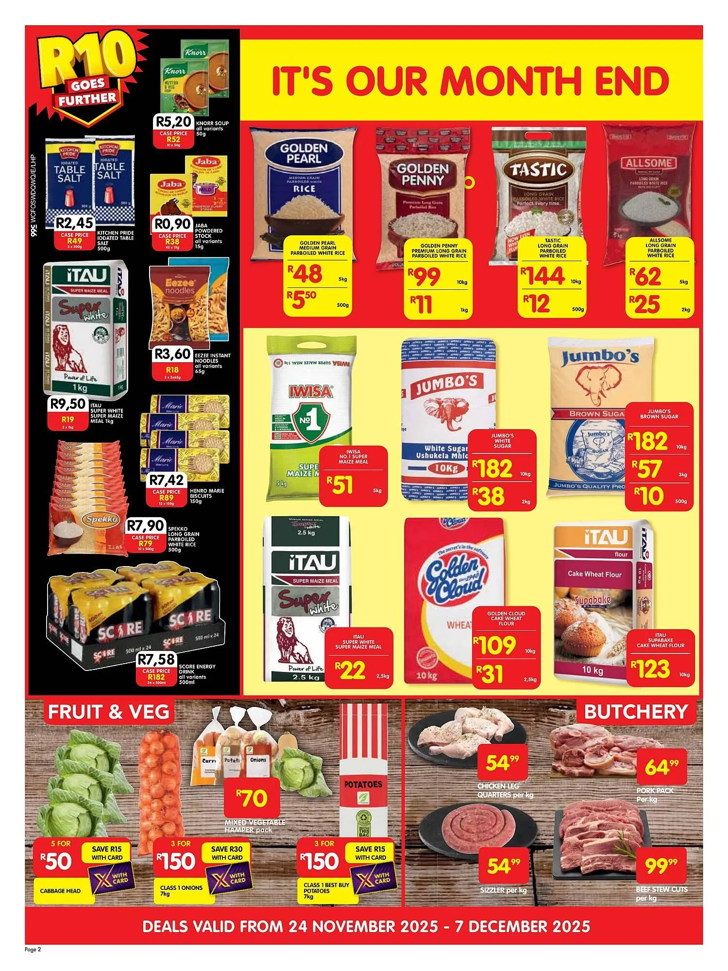 Shoprite catalogue from 24 November to 7 December 2025 - Catalogue Page 2