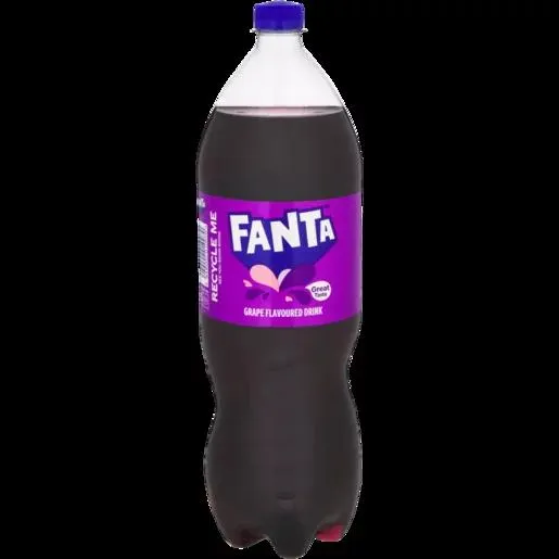 Fanta Grape Flavoured Sparkling Soft Drink Bottle 2L
