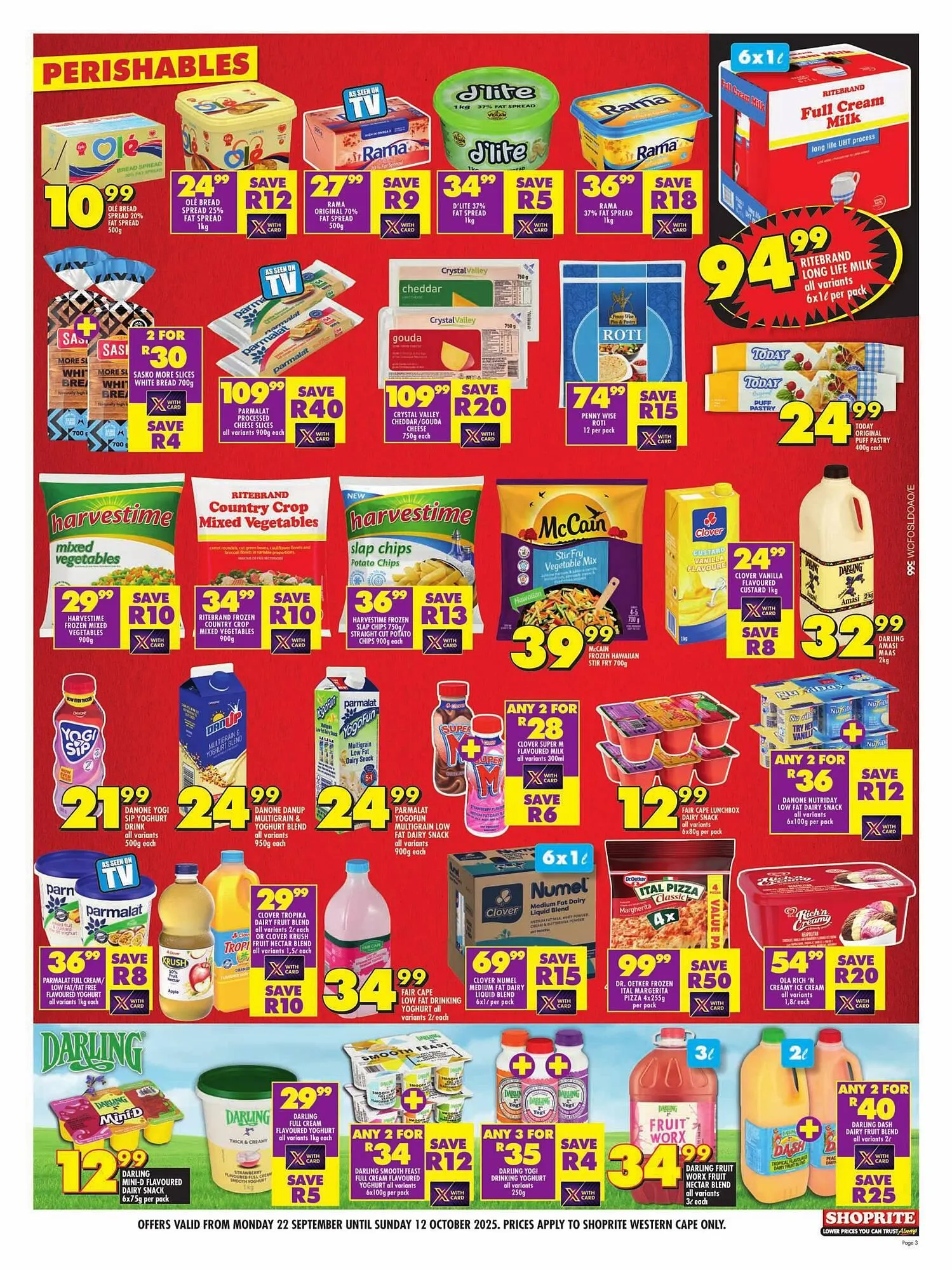 Shoprite catalogue from 22 September to 12 October 2025 - Catalogue Page 3