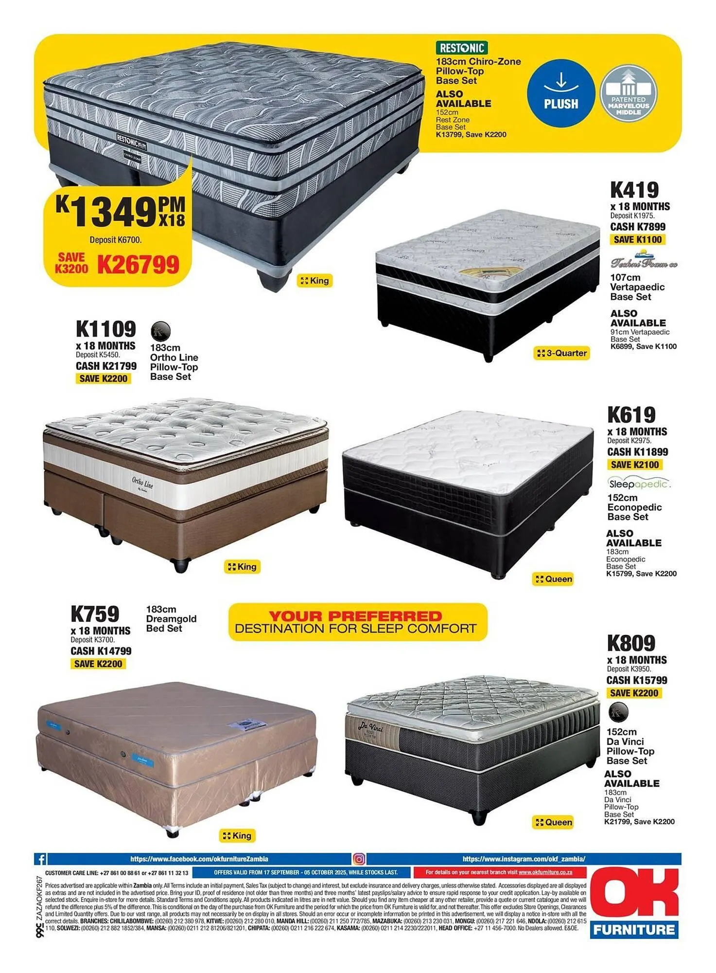 OK Furniture catalogue from 17 September to 5 October 2025 - Catalogue Page 12