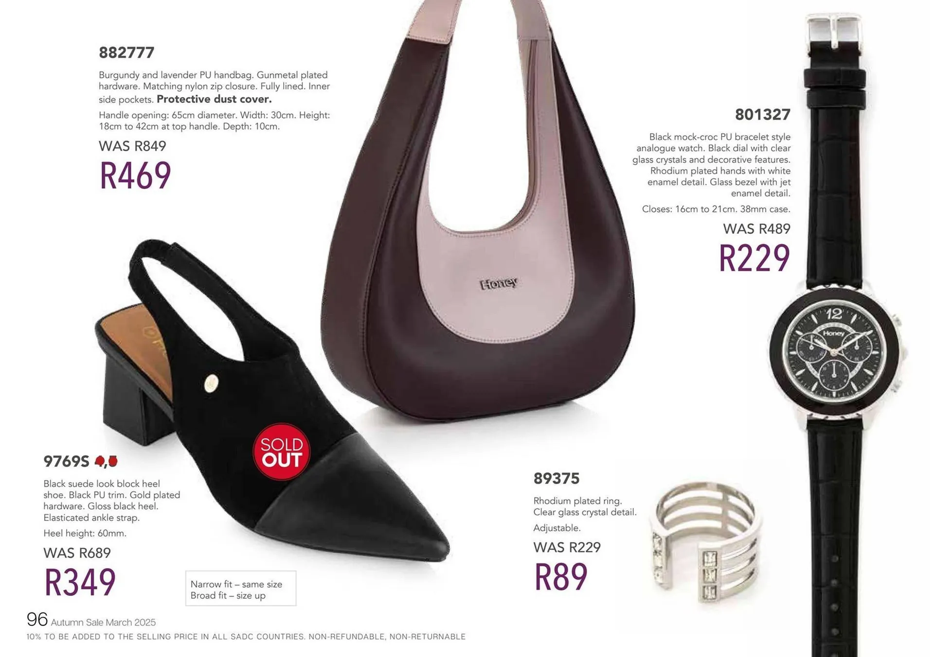Honey Fashion Accessories catalogue from 2 July to 8 July 2025 - Catalogue Page 98