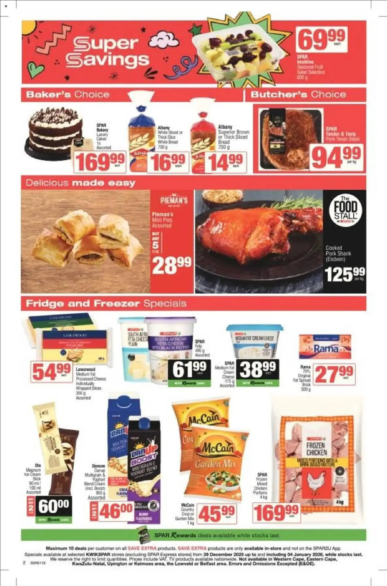 KwikSpar catalogue from 28 December to 4 January 2026 - Catalogue Page 2