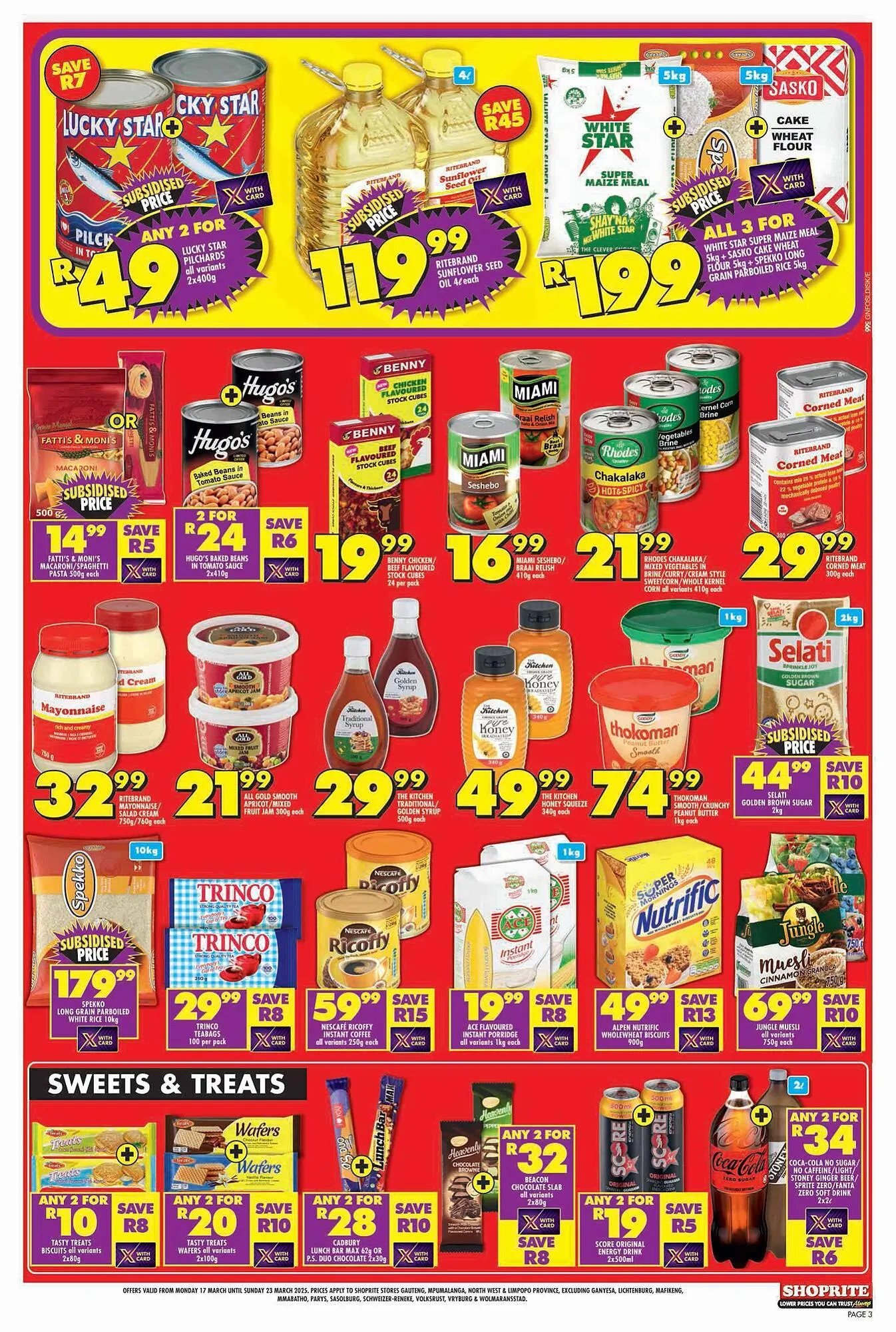 Shoprite catalogue from 17 March to 23 March 2025 - Catalogue Page 3