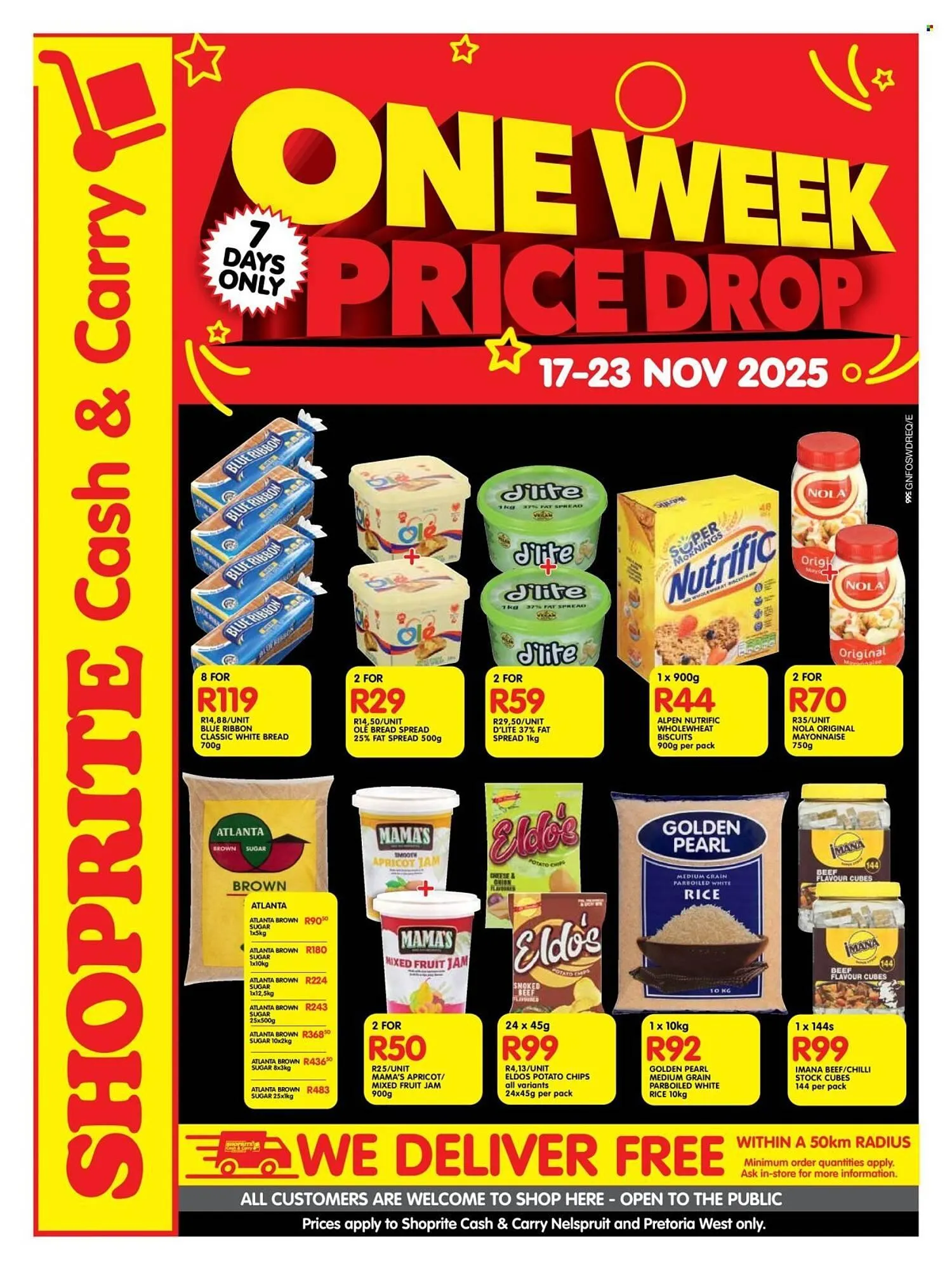 Shoprite catalogue from 17 November to 23 November 2025 - Catalogue Page 1