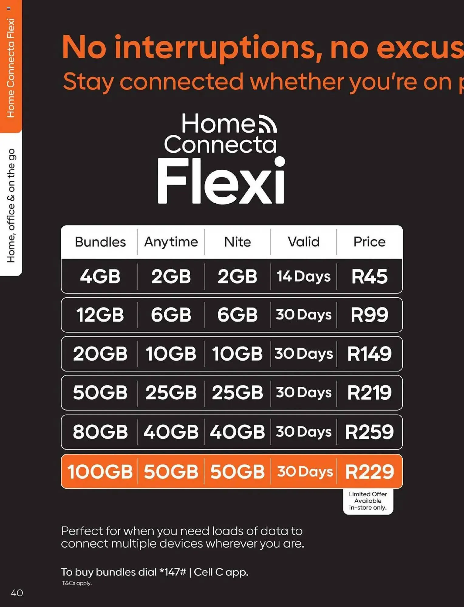 Cell C catalogue from 1 August to 15 September 2025 - Catalogue Page 40