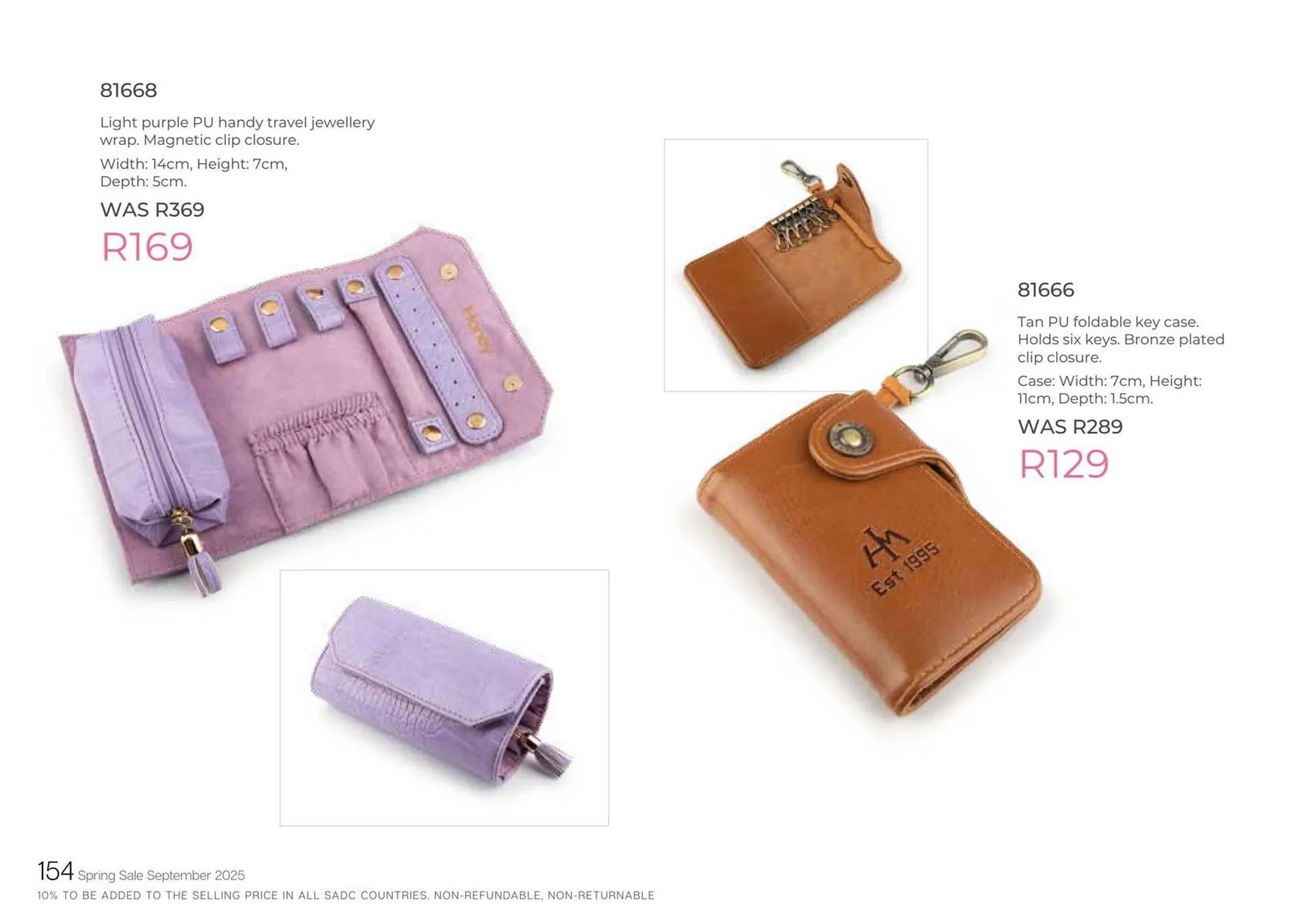 Honey Fashion Accessories catalogue from 3 September to 30 September 2025 - Catalogue Page 156