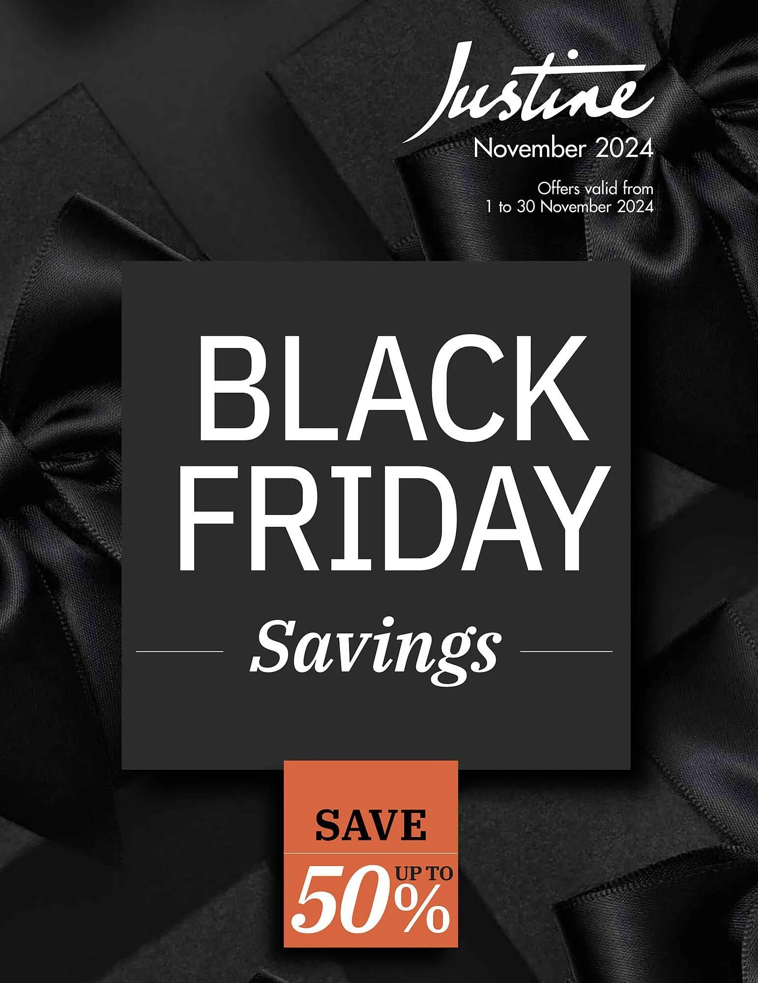 Justine catalogue from 1 November to 30 November 2024 - Catalogue Page 1