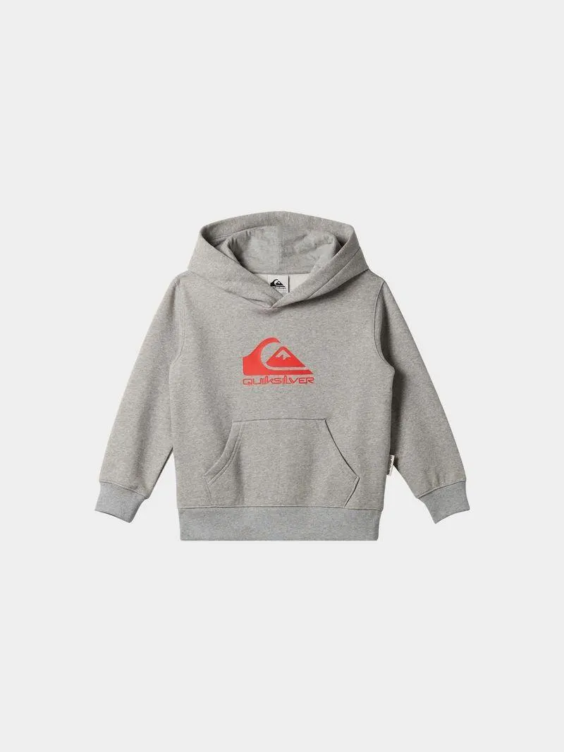 Boy's Quiksilver Grey Big Logo Hooded Sweater