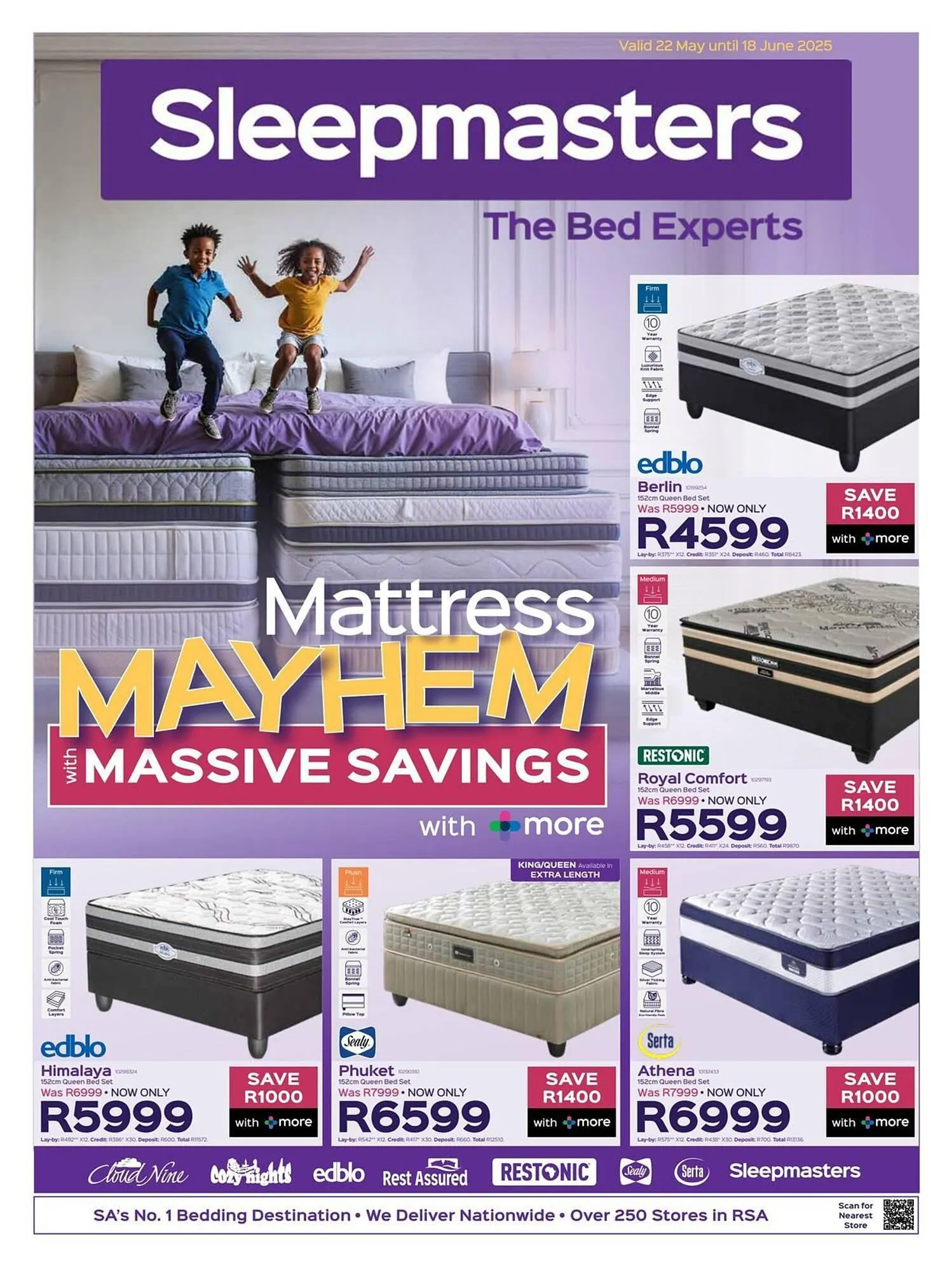 Sleepmasters catalogue from 22 May to 18 June 2025 - Catalogue Page 1
