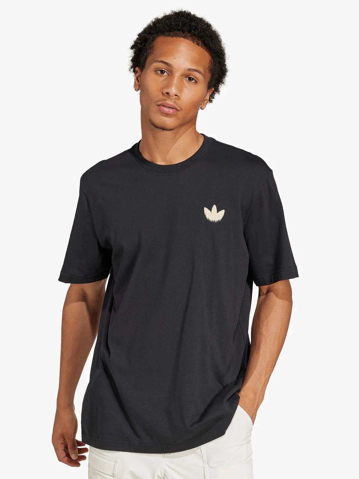 adidas Originals Men's Skeleton Graphic Black T-Shirt
