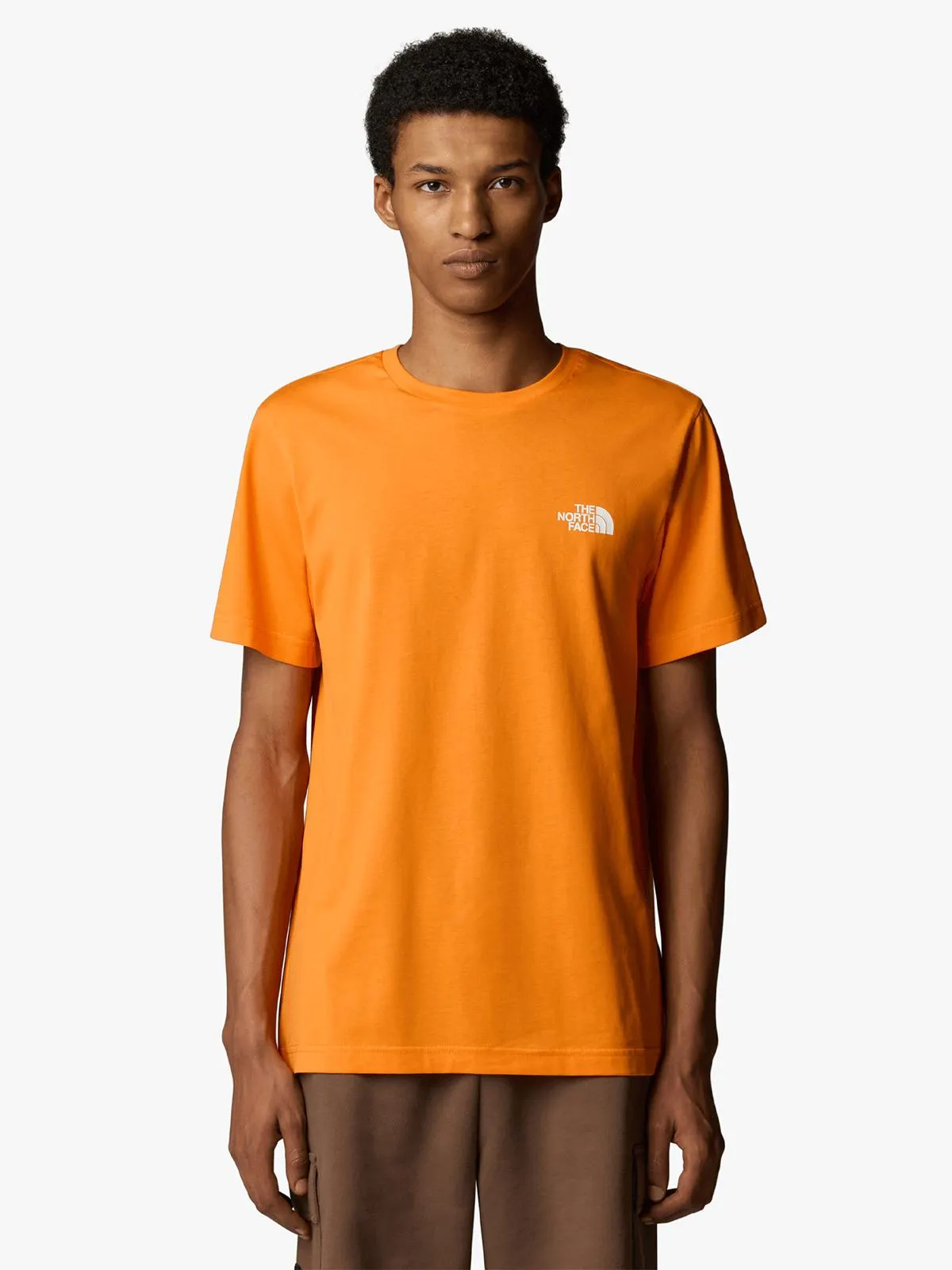 The North Face Men's Simple Dome Orange T-Shirt