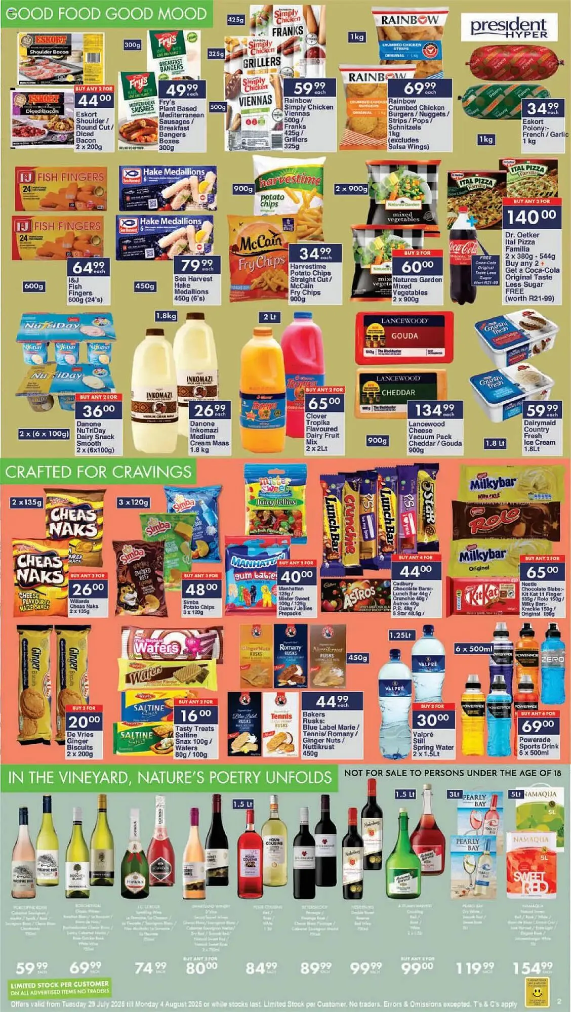 President Hyper catalogue from 29 July to 4 August 2025 - Catalogue Page 2