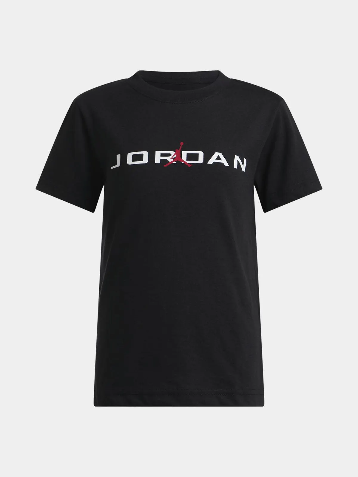 Jordan Unisex Kids Air Stretch Crew Black T-Shirt