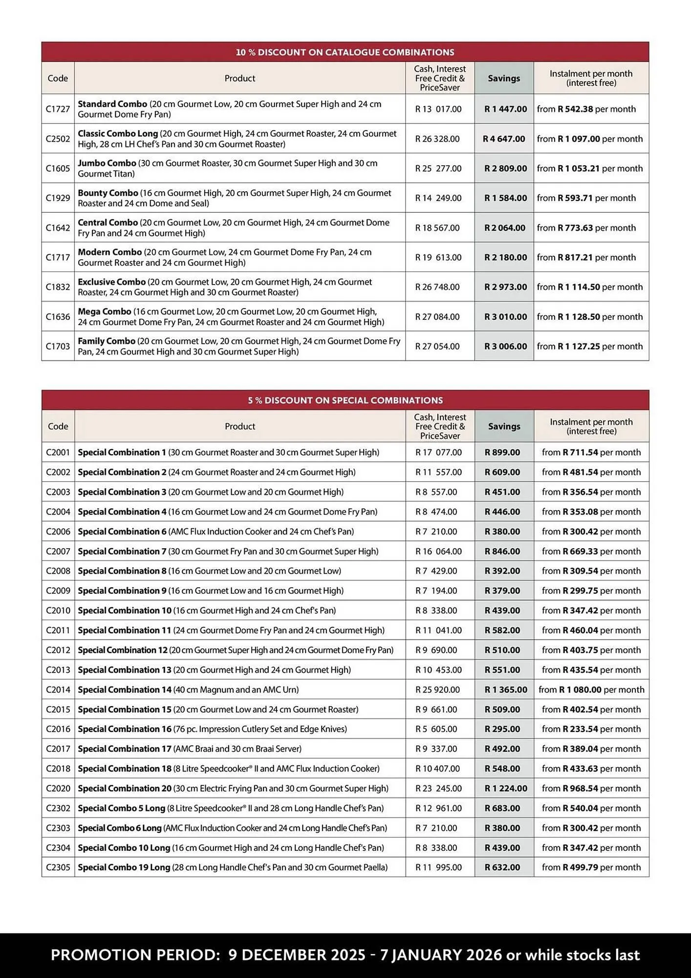 AMC Cookware catalogue from 9 December to 7 January 2026 - Catalogue Page 8