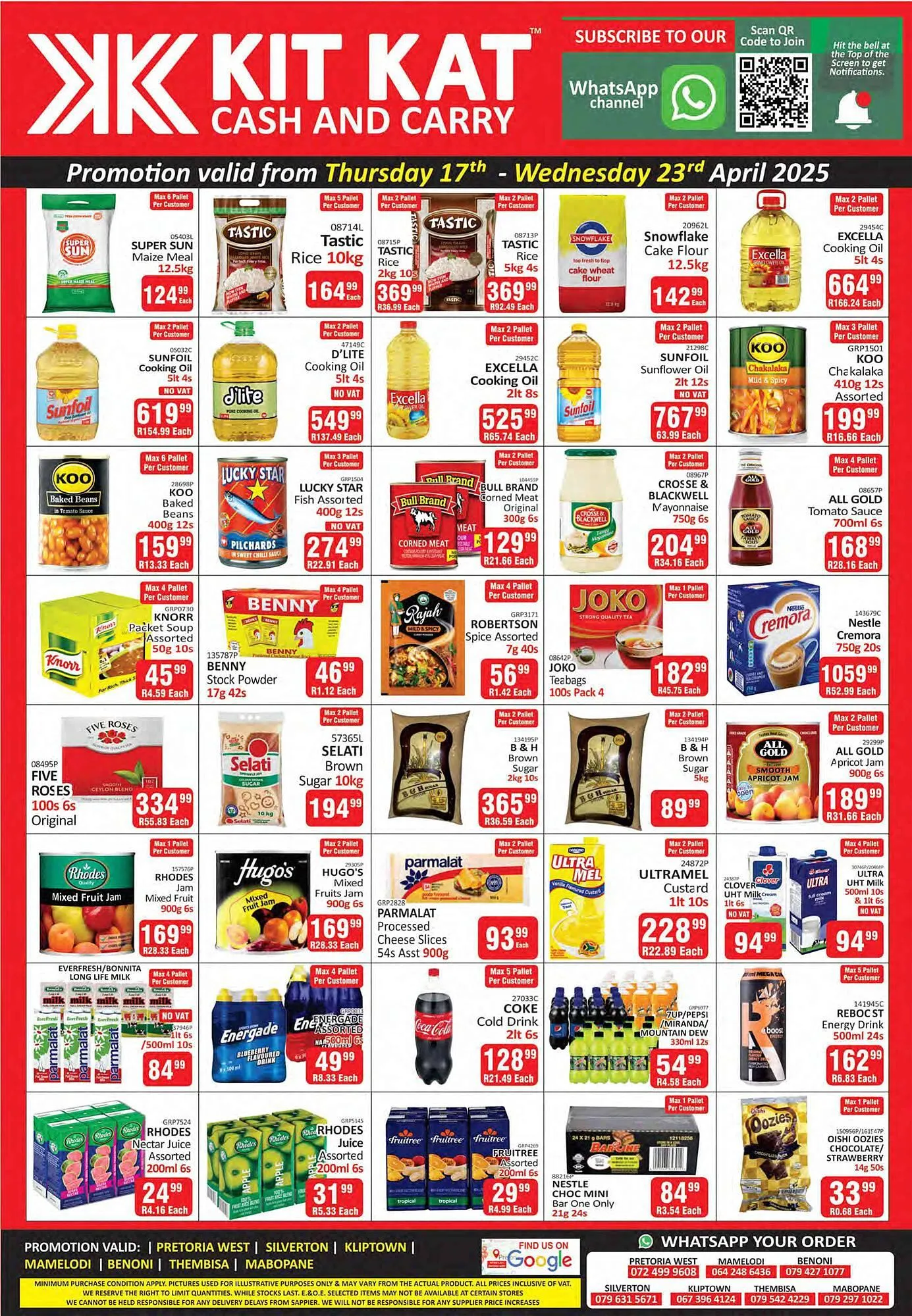 KitKat Cash and Carry catalogue from 17 April to 23 April 2025 - Catalogue Page 1