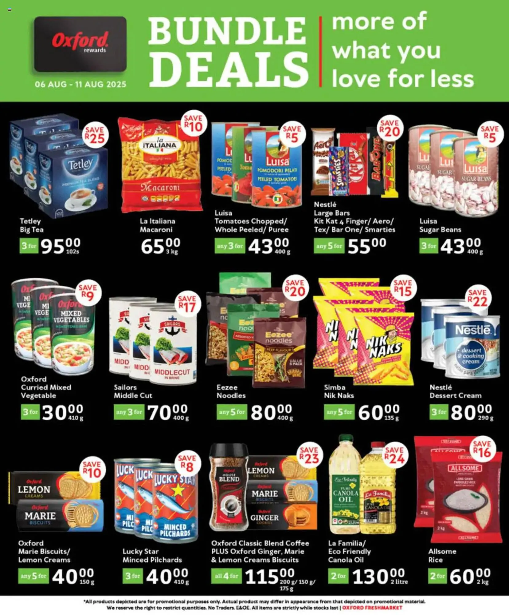 Oxford Freshmarket catalogue from 6 August to 11 August 2025 - Catalogue Page 1