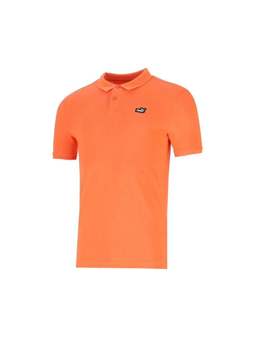 Puma Golfer Pique Mens Polo in Red Hot Heat