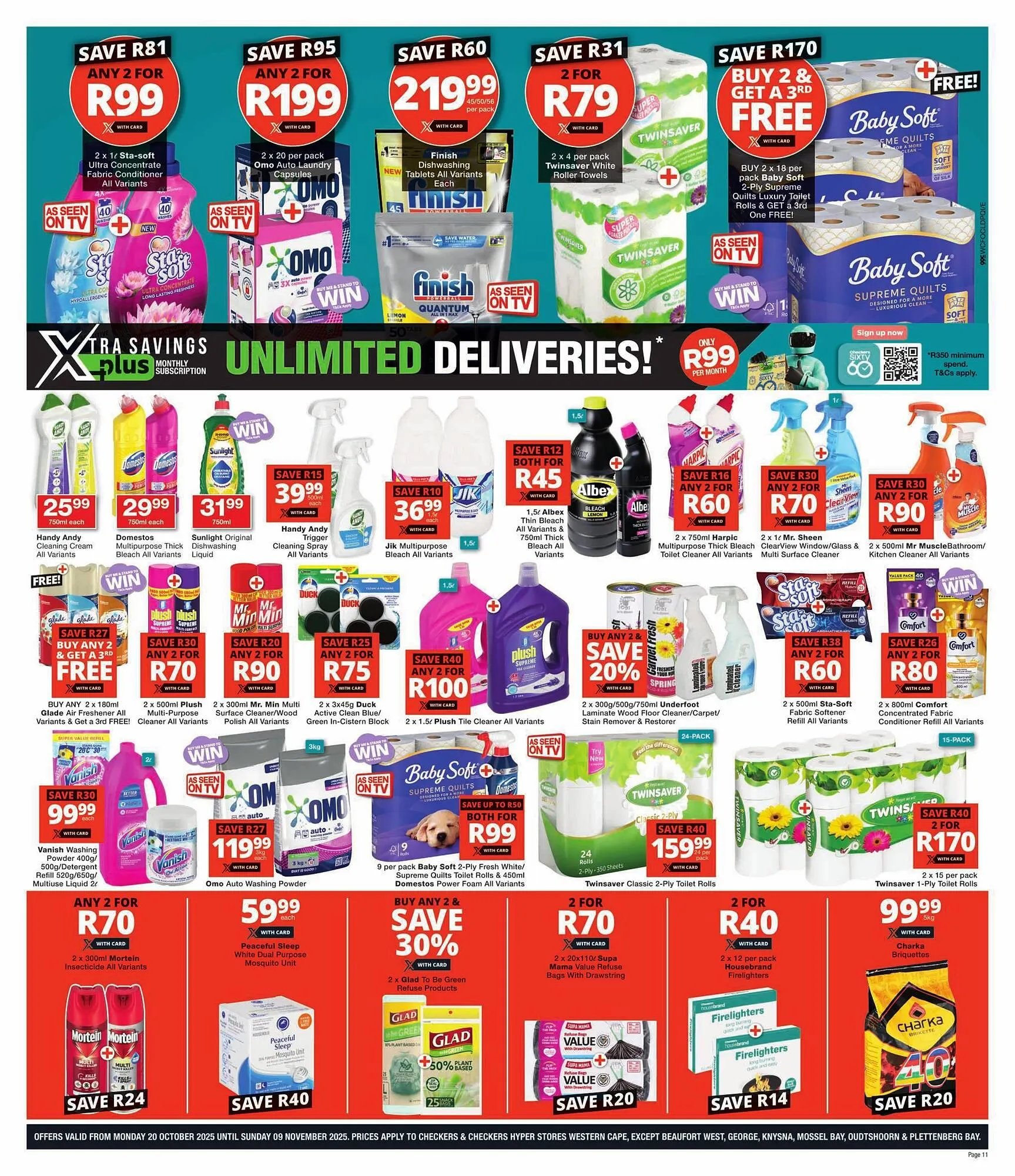 Checkers catalogue from 20 October to 9 November 2025 - Catalogue Page 11
