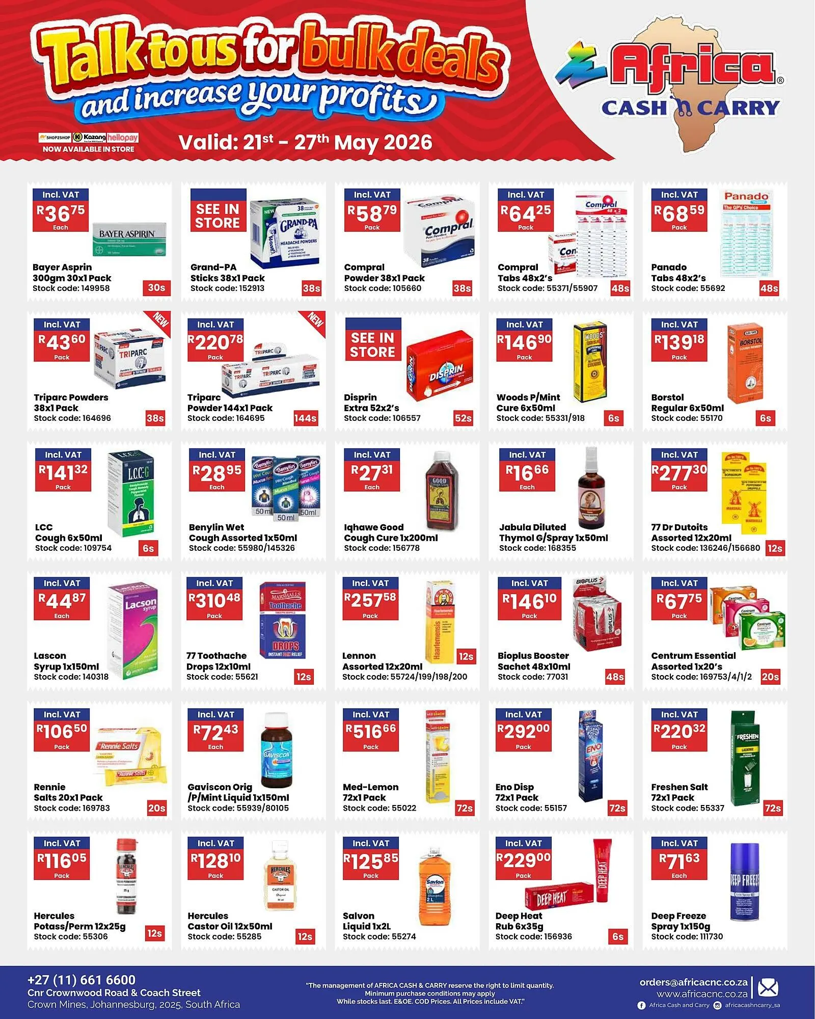 Africa Cash and Carry catalogue from 21 May to 27 May 2026 - Catalogue Page 10