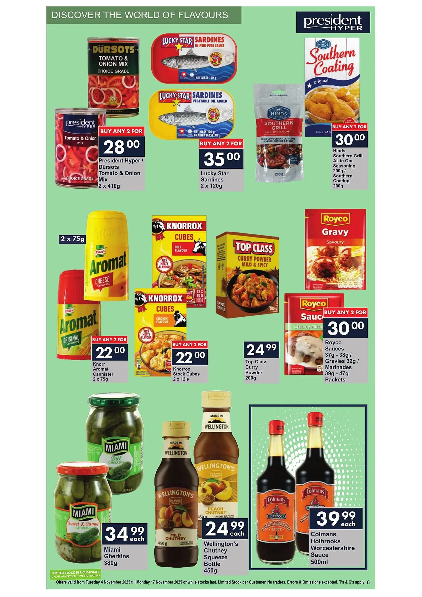 President Hyper catalogue from 4 November to 17 November 2025 - Catalogue Page 6