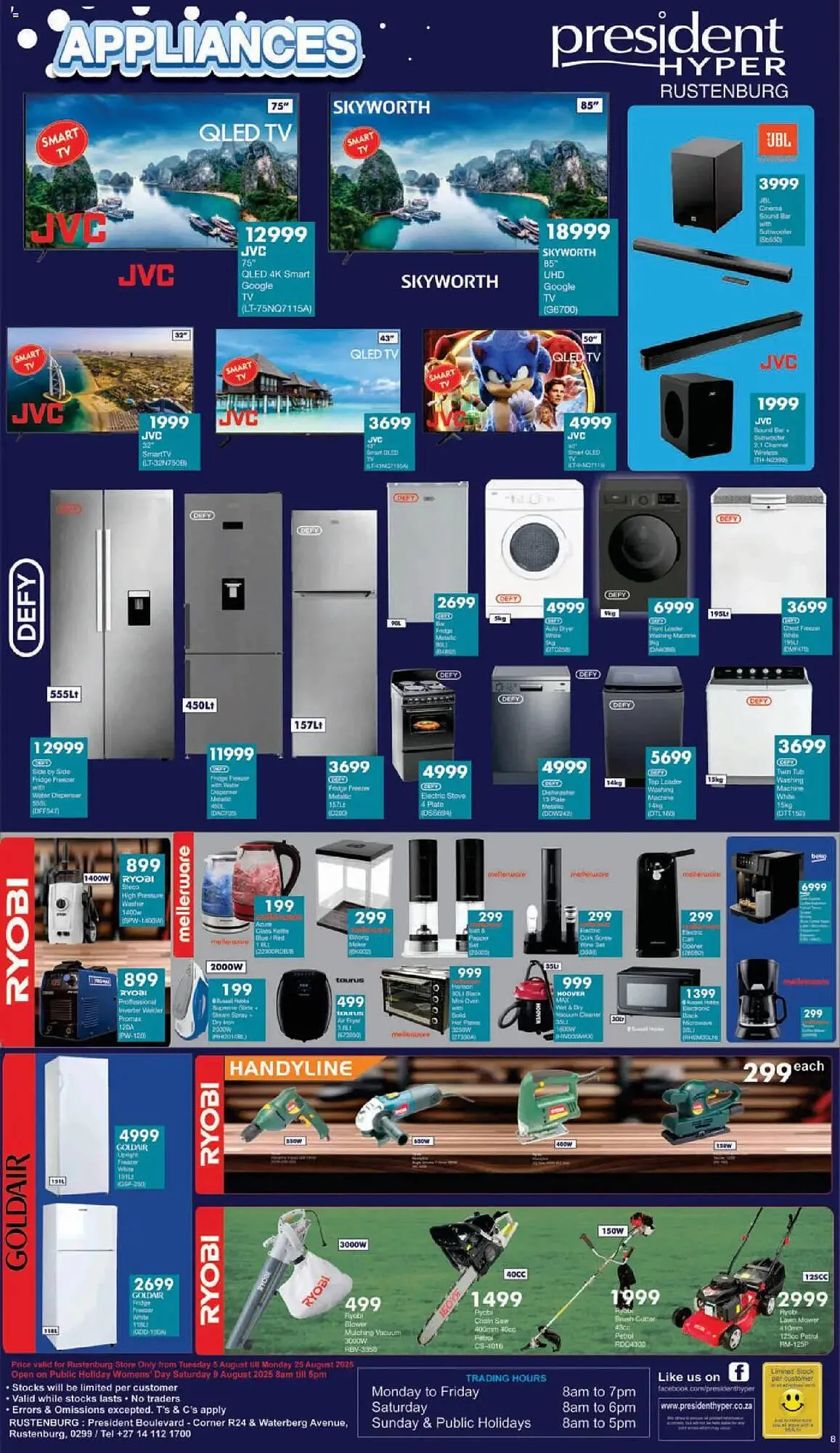 President Hyper catalogue from 5 August to 25 August 2025 - Catalogue Page 8