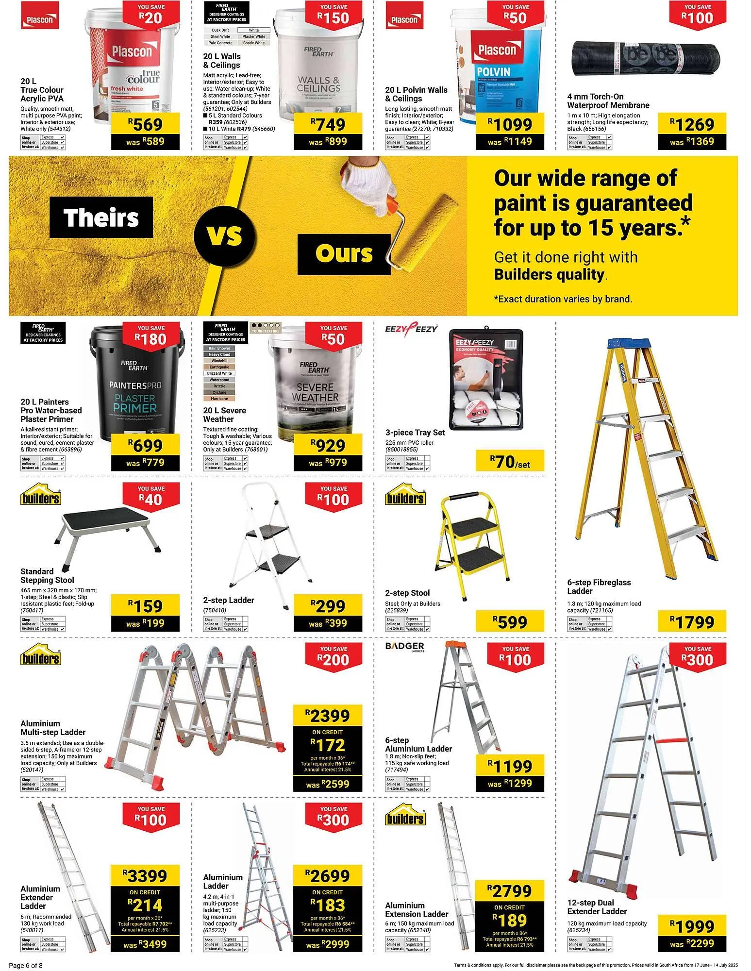 Builders Warehouse catalogue from 17 June to 14 July 2025 - Catalogue Page 6