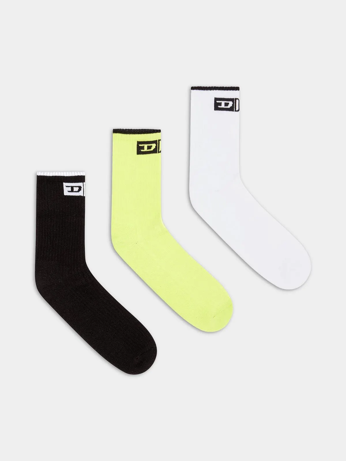 Men's Diesel Skm-D-Division-Mid-Cut-Cushioned-Sock