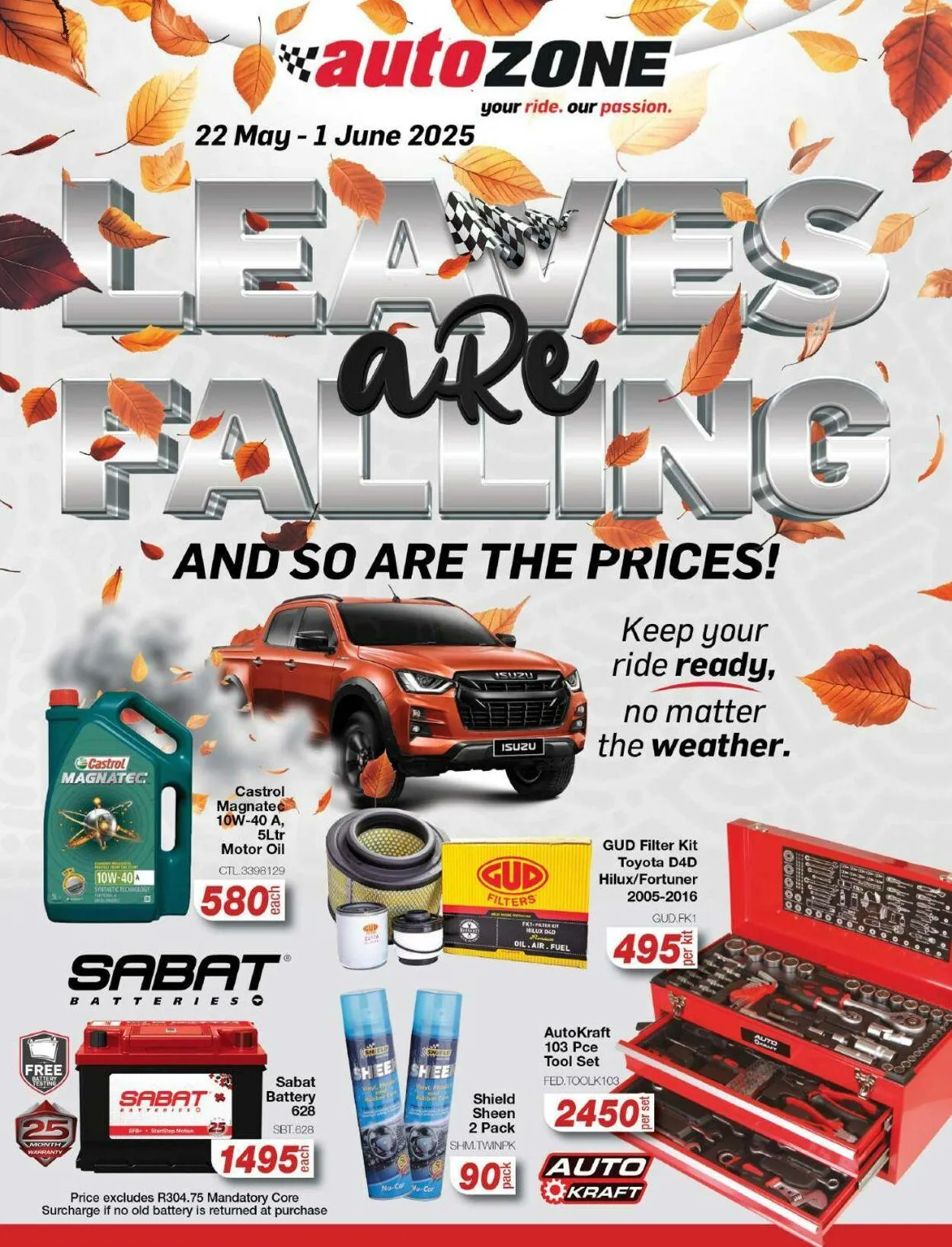 AutoZone Current catalogue from 26 May to 9 June 2025 - Catalogue Page 1