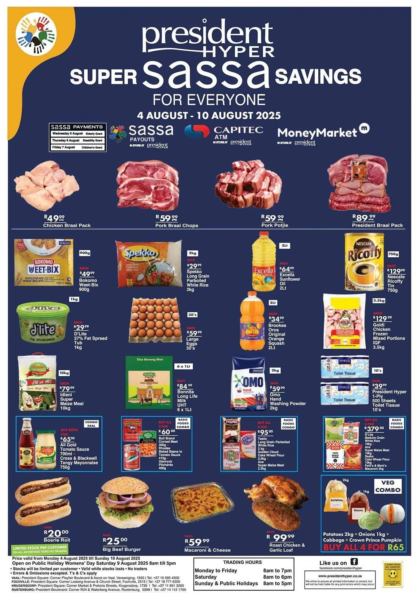 President Hyper catalogue from 4 August to 10 August 2025 - Catalogue Page 1