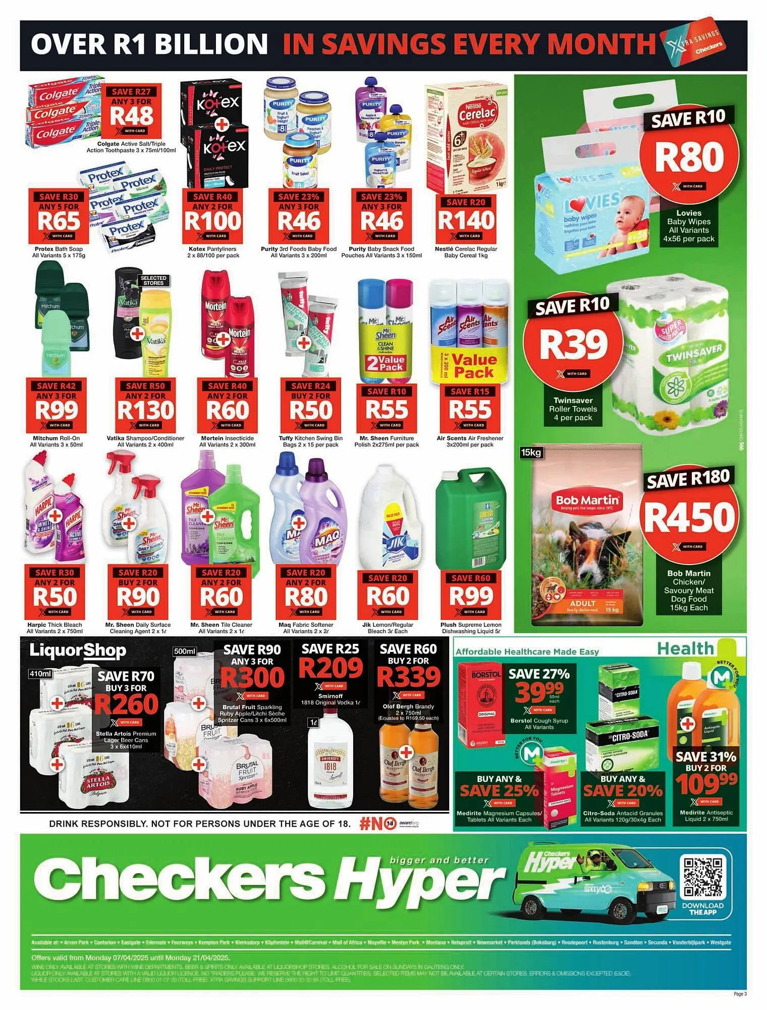 Checkers catalogue from 7 April to 21 April 2025 - Catalogue Page 3