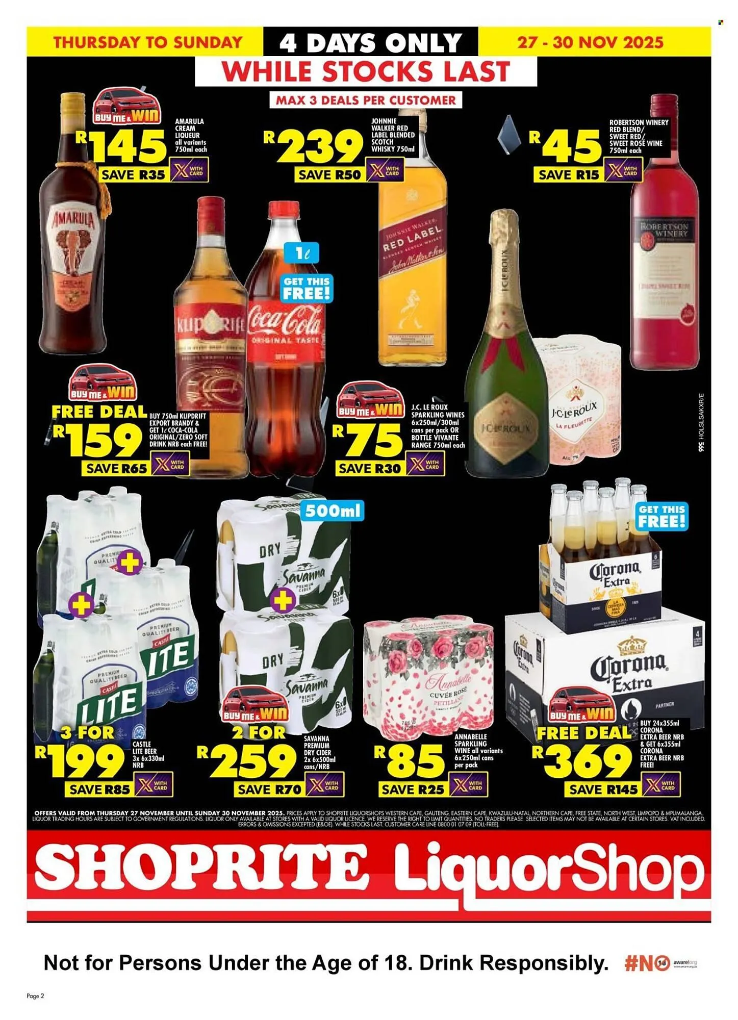 Shoprite catalogue from 27 November to 30 November 2025 - Catalogue Page 2