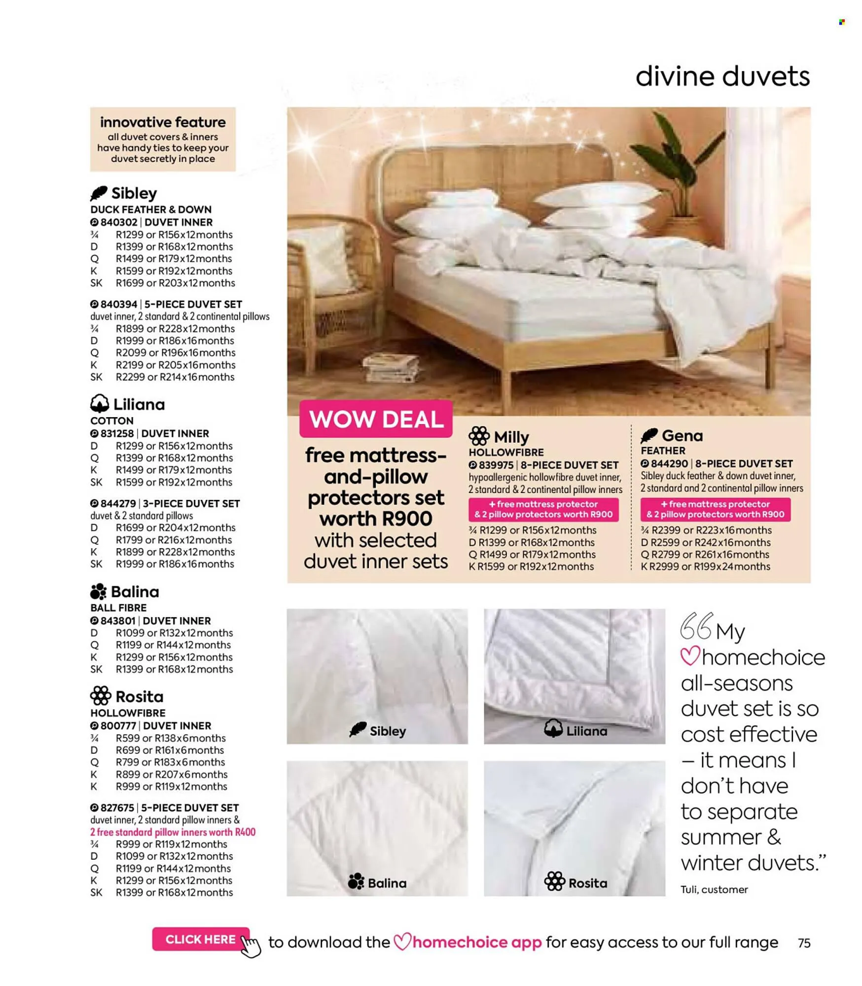 HomeChoice catalogue from 1 November to 31 December 2025 - Catalogue Page 75