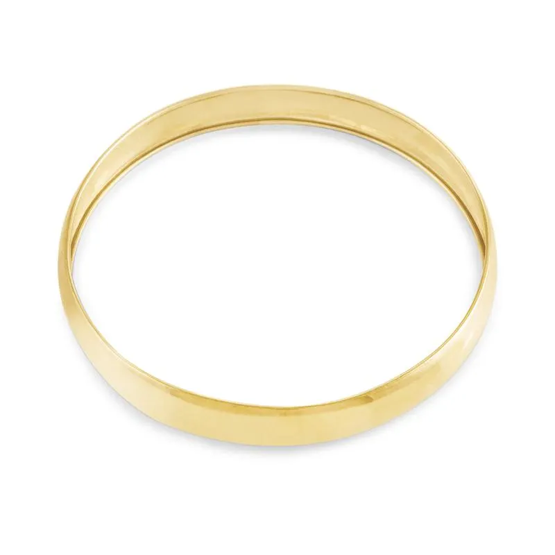 Yellow Gold Classic 8mm Bangle