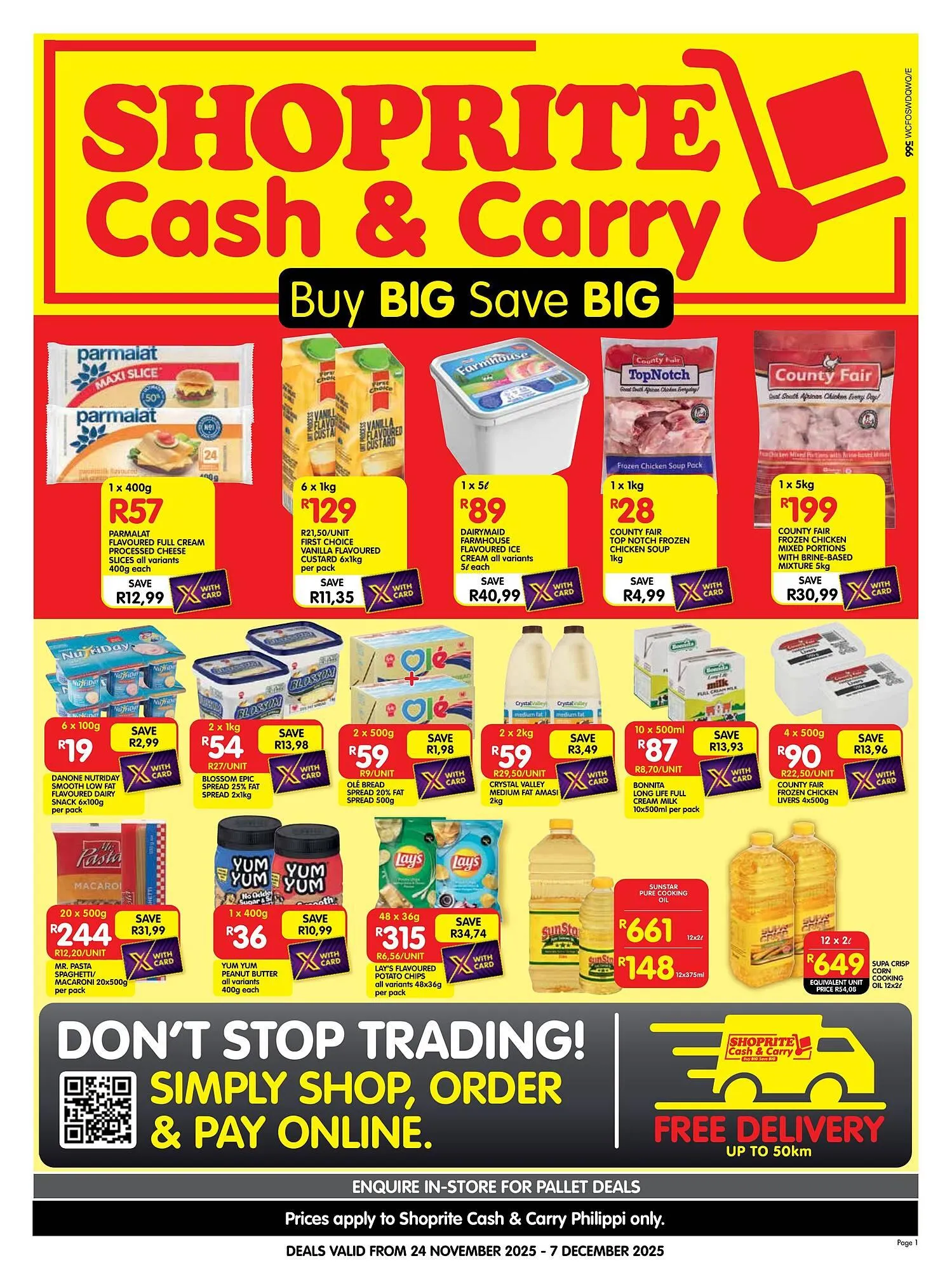 Shoprite catalogue from 24 November to 7 December 2025 - Catalogue Page 1
