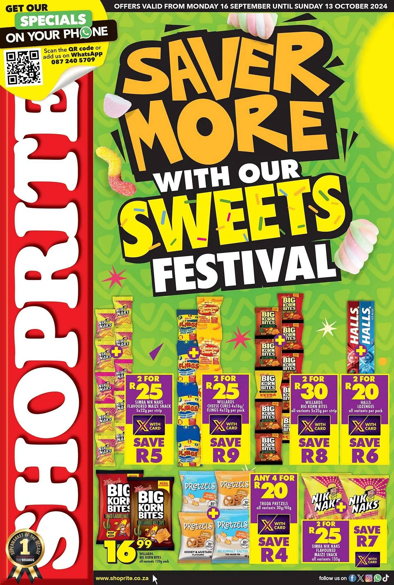 Shoprite catalogue from 16 September to 6 October 2024 - Catalogue Page 1