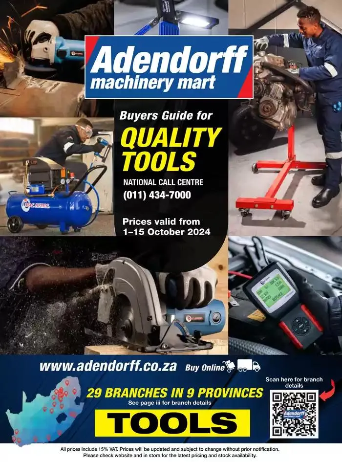 Buyers Guide for QUALITY TOOLS from 1 October to 15 October 2024 - Catalogue Page 1