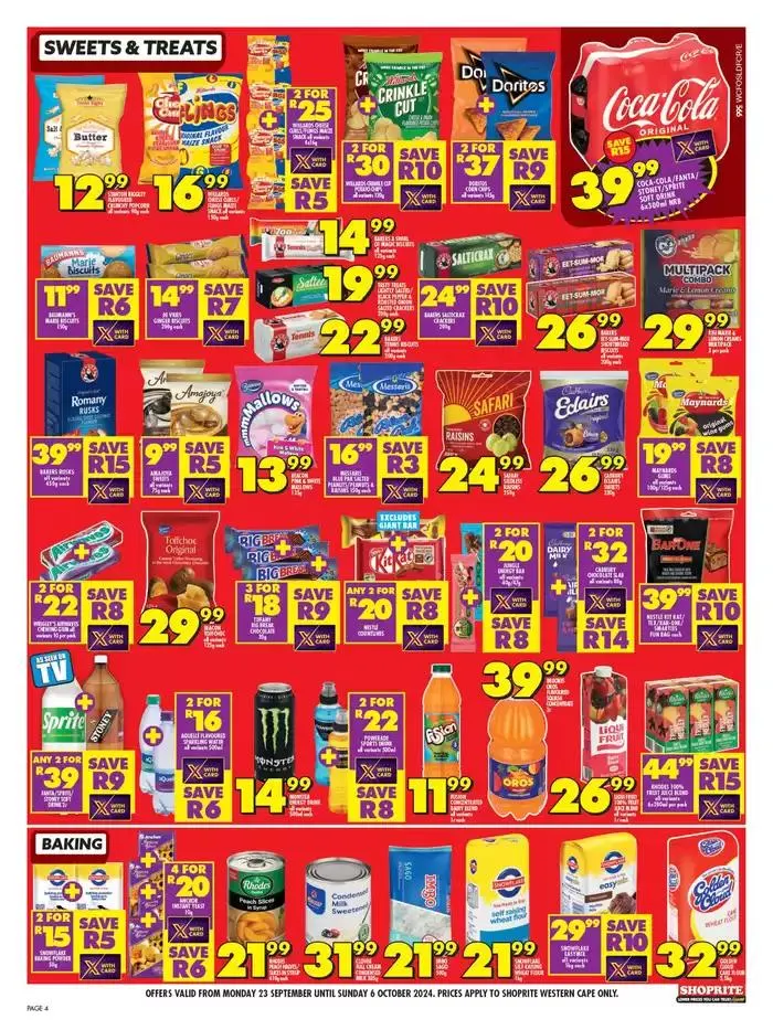 Shoprite Promise Western Cape from 24 September to 6 October 2024 - Catalogue Page 4
