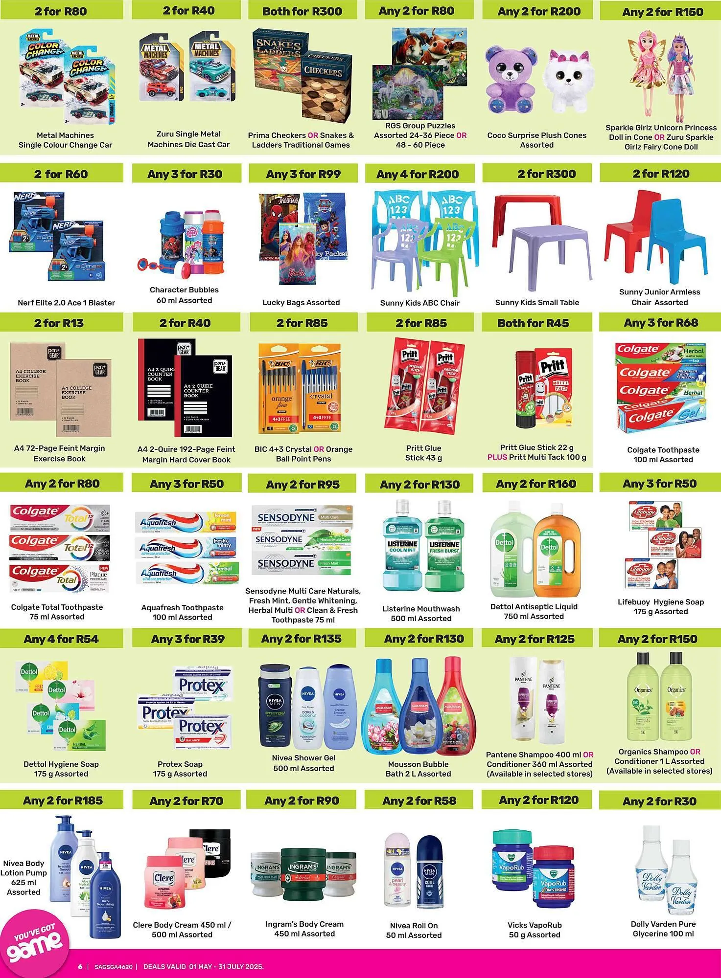 Game catalogue from 1 May to 31 July 2025 - Catalogue Page 6