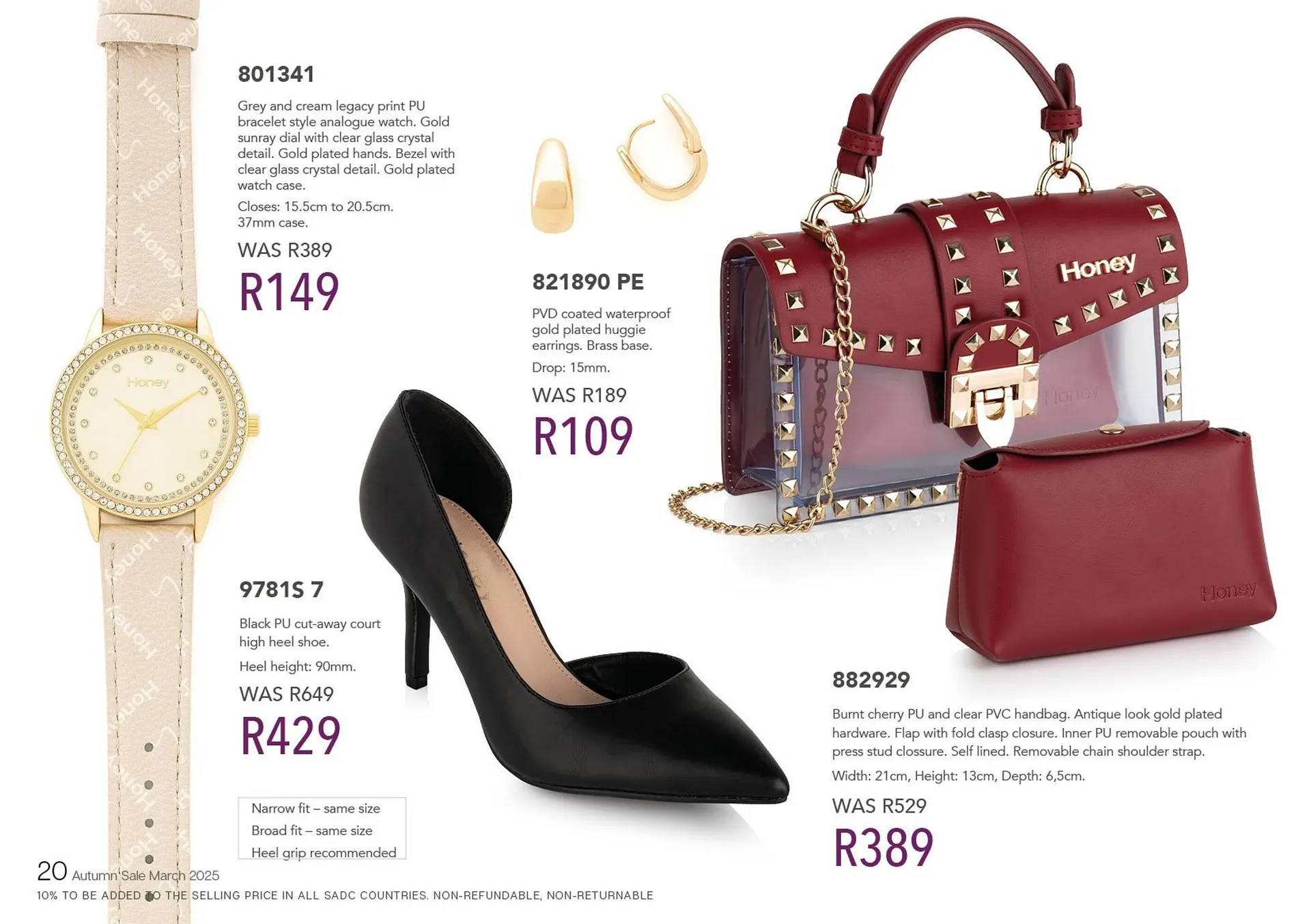 Honey Fashion Accessories catalogue from 17 April to 23 April 2025 - Catalogue Page 5