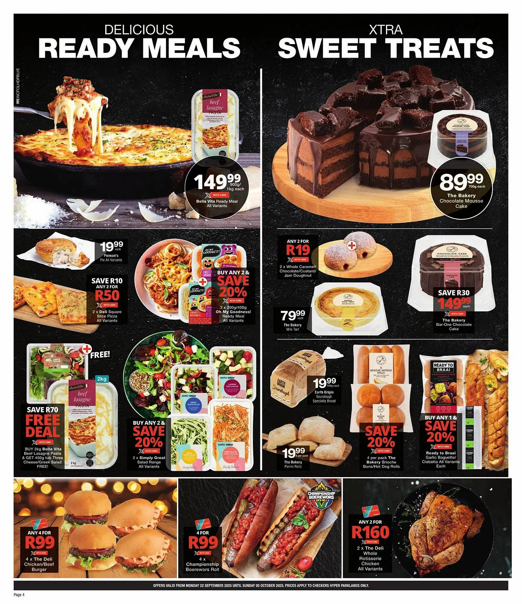Checkers catalogue from 22 September to 5 October 2025 - Catalogue Page 4