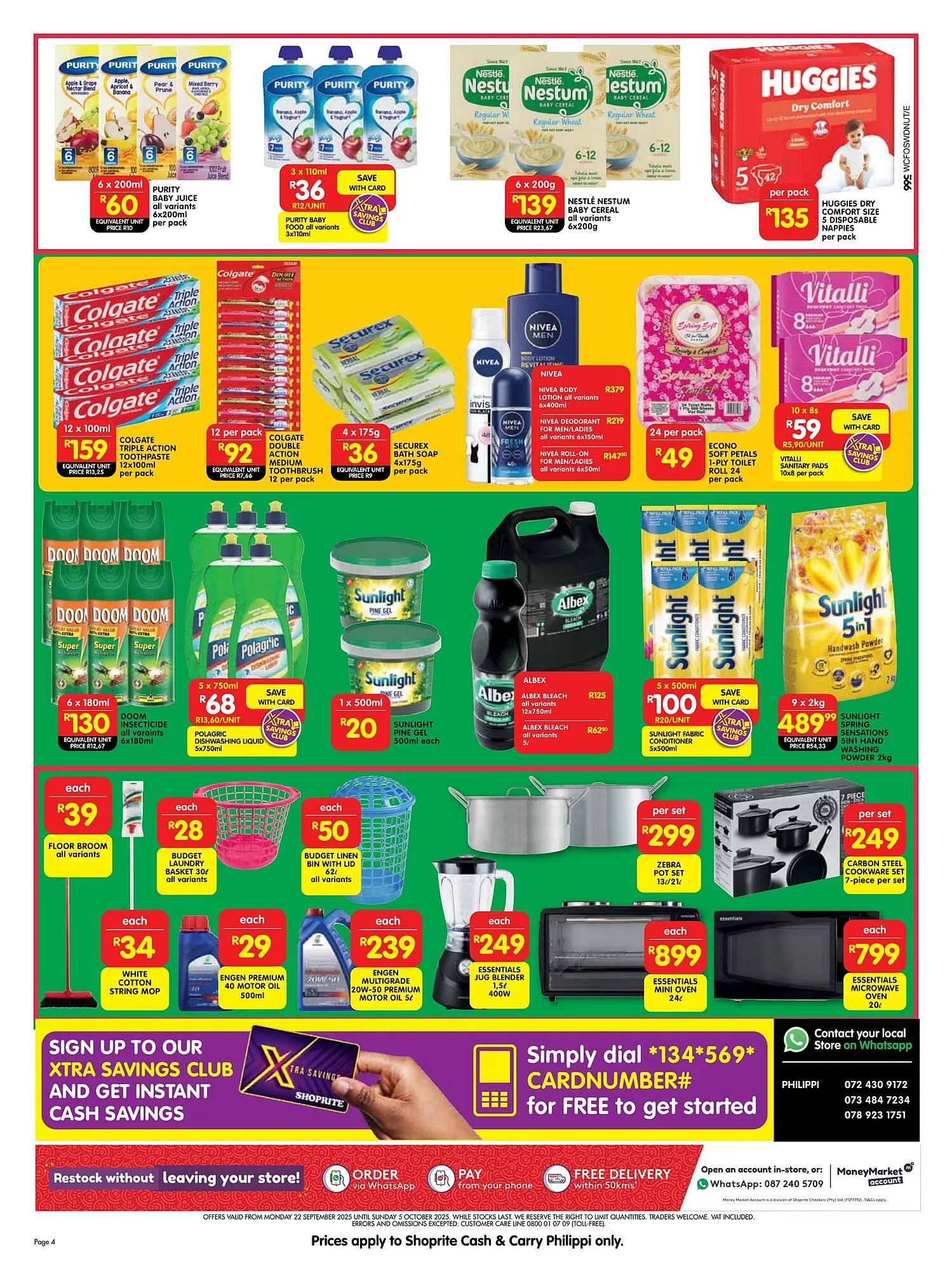 Shoprite catalogue from 22 September to 5 October 2025 - Catalogue Page 4