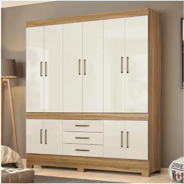 Fiona Multi Robe - Almond & Off White