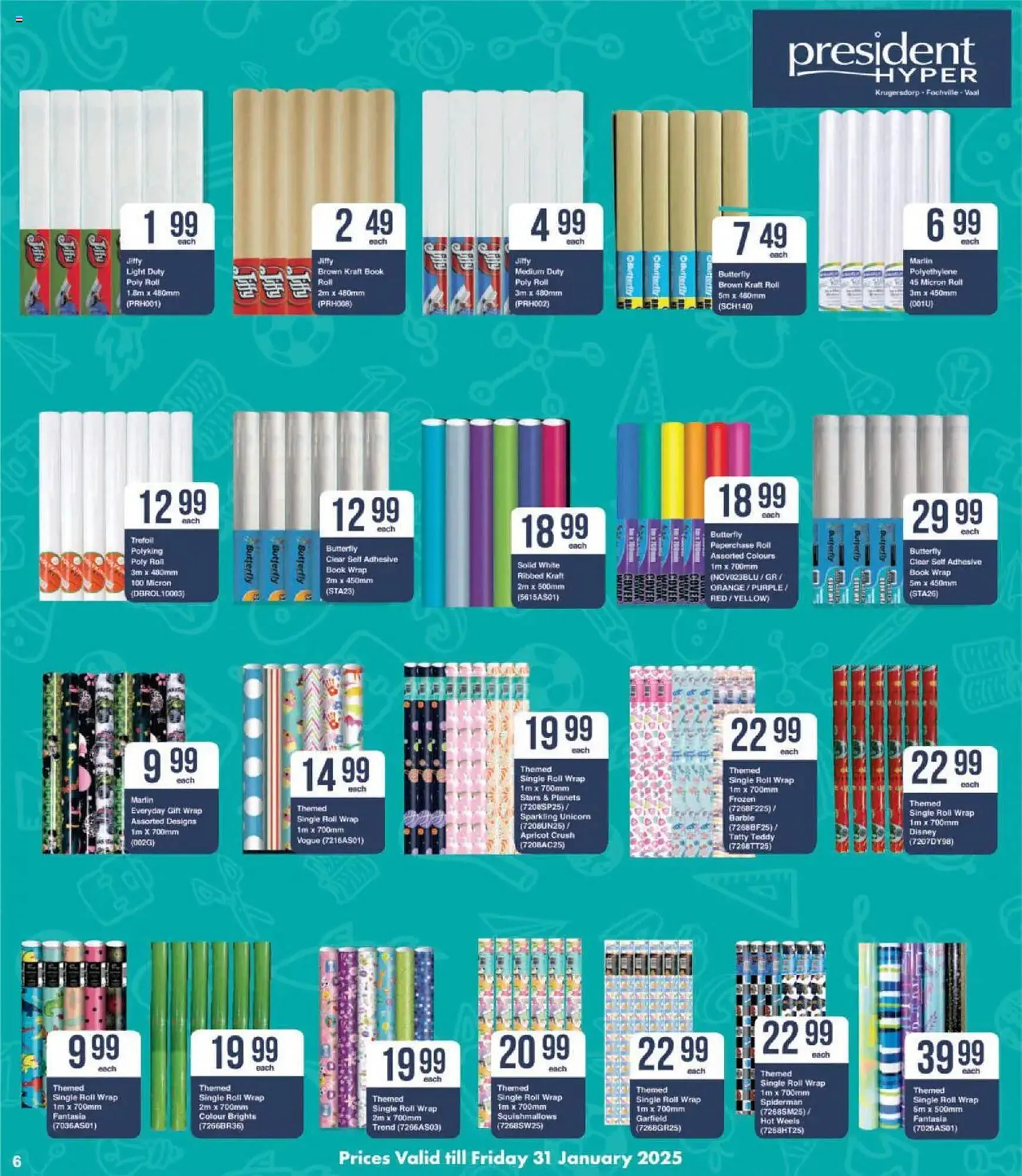 President Hyper catalogue from 23 December to 31 January 2025 - Catalogue Page 6