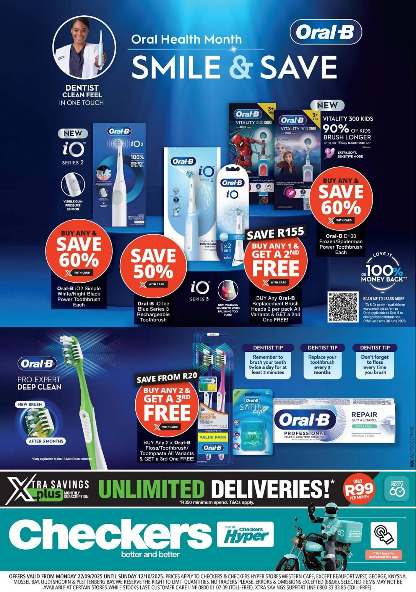 Checkers catalogue from 22 September to 12 October 2025 - Catalogue Page 1