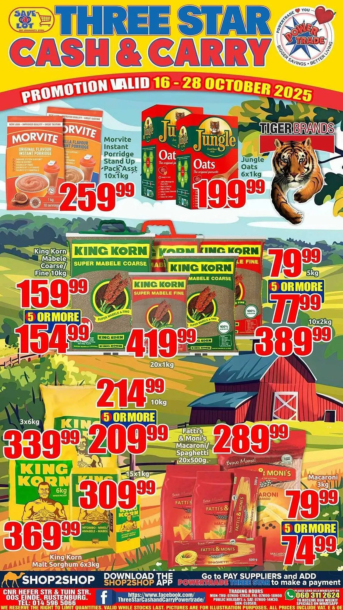 Three Star Cash and Carry catalogue from 16 October to 28 October 2025 - Catalogue Page 1