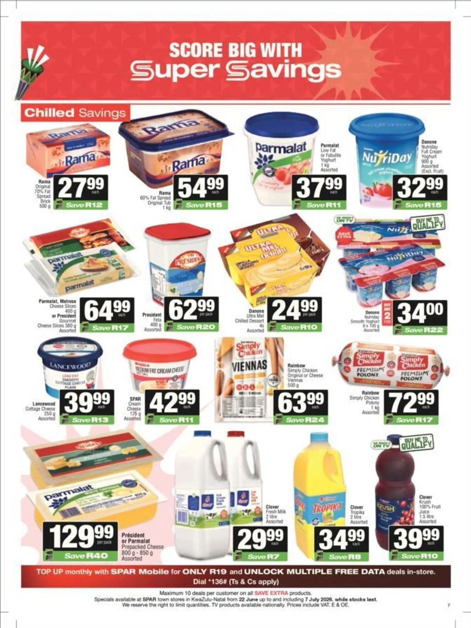 Spar catalogue from 22 June to 7 July 2026 - Catalogue Page 7