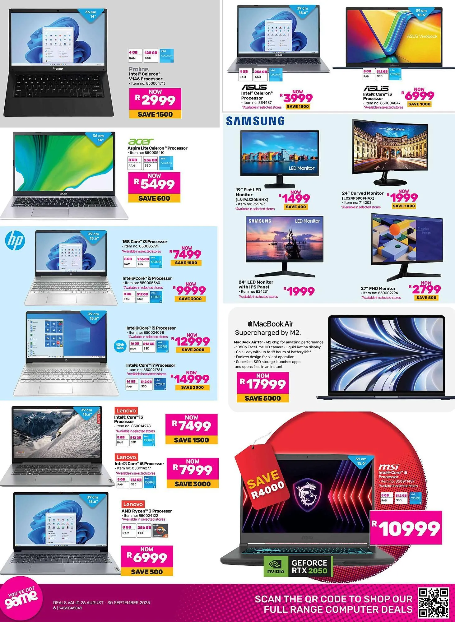 Game catalogue from 26 August to 30 September 2025 - Catalogue Page 6